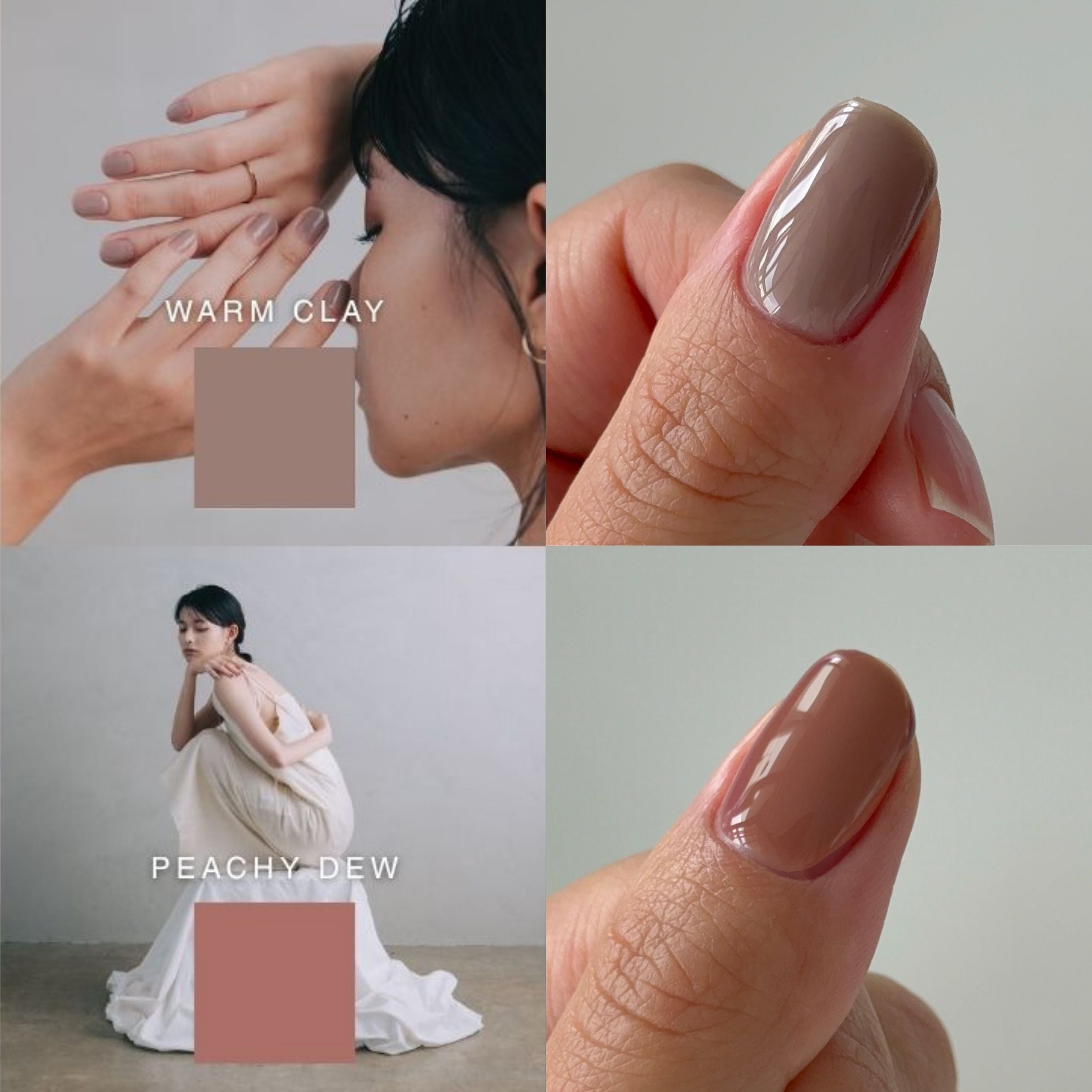 PEACHY DEW/WARM CLAY -トップインカラー-