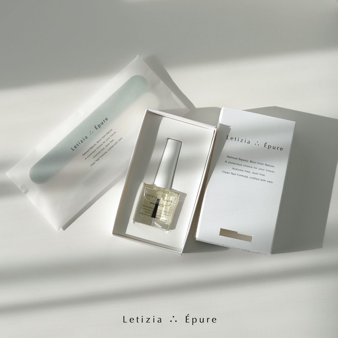 Letizia Épure ネイルケアギフトセット 爪・指先用オイル美容液＋ケアツール3点